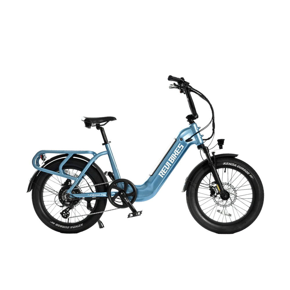 REVI Runabout 2 750w Step Thru Ebike 20x3 Fat Tire Mini Electric Cargo eBike - Image 2
