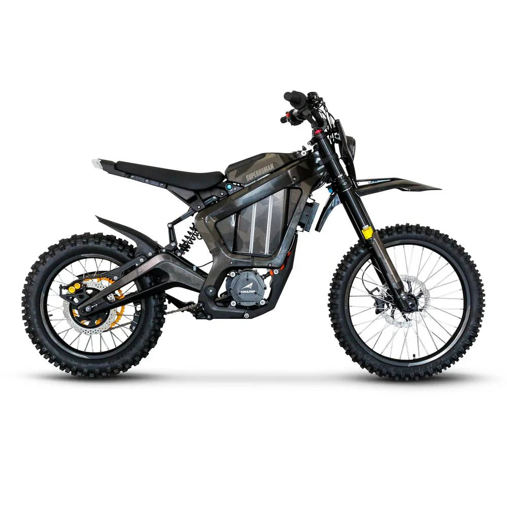 SUPERHUMAN Champ R 3000 w / 7000 w Step Over Ebike 17x2 Dirt Electric Dirt Bike