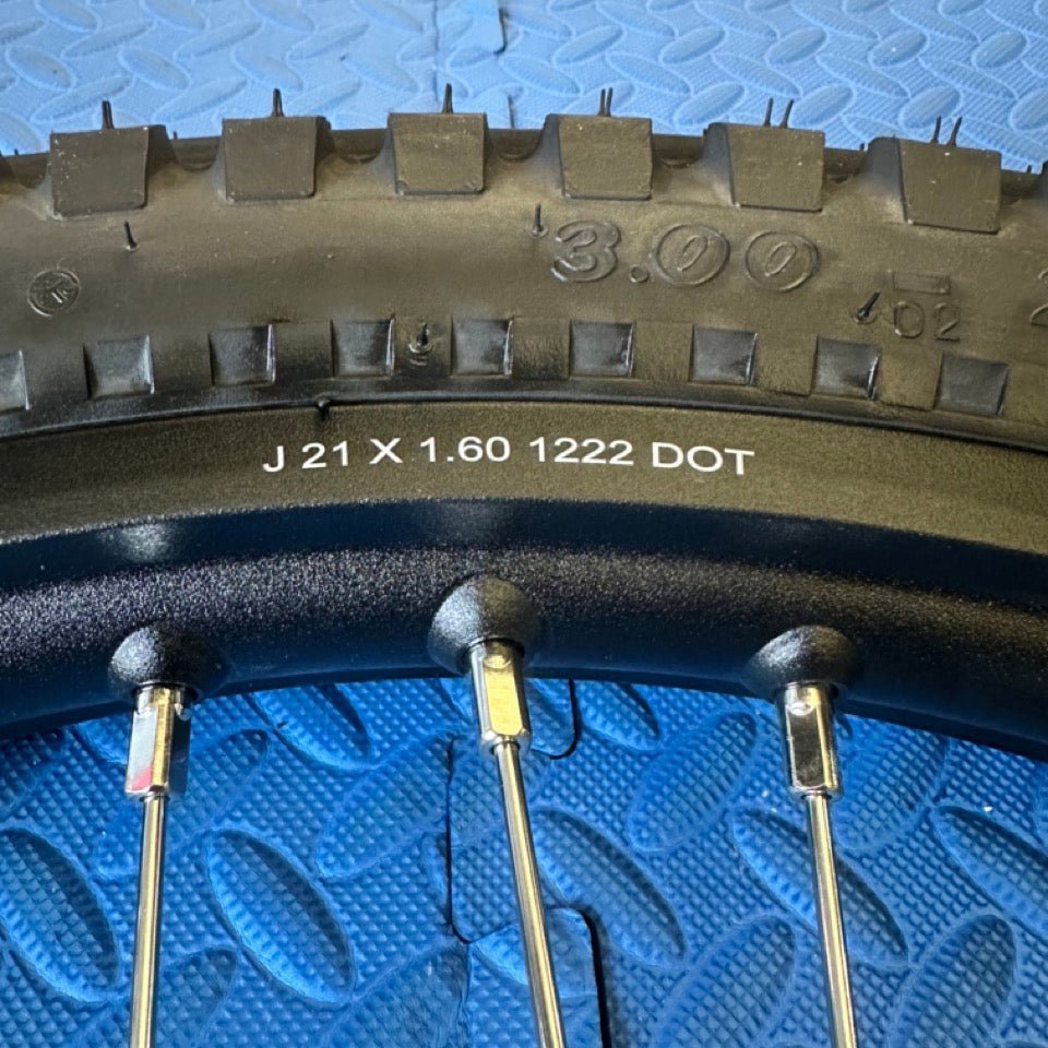 Surron eMoto Wheel Set 21x1.6 Front OR Rear Wheel & Tire Set for E-Moto Dirt Bike Use *Does not include rotor or sprocket* - Image 4