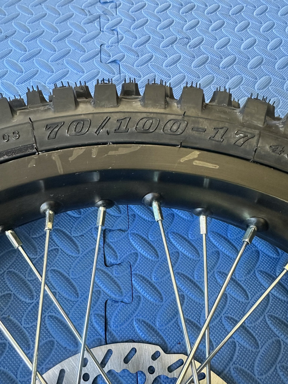 Surron eMoto Wheel Set CST Knobby 17" Rear Wheel & Tire Set for Electric Dirt Bikes *Does not include rotor or sprocket* - Image 4