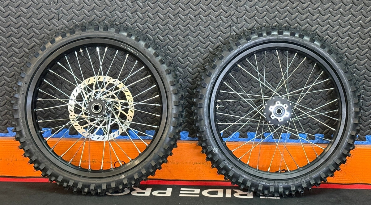 Surron eMoto Wheel Set CST Knobby 17"/17" Front & Rear Wheel & Tire Set for Electric Dirt Bikes *Does not include rotor or sprocket* - Image 2