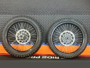 Surron eMoto Wheel Set Shinko 244 Dual Sport 17"/17" Front & Rear Wheel & Tire Set for Moto Bikes *Does not include rotor or sprocket*