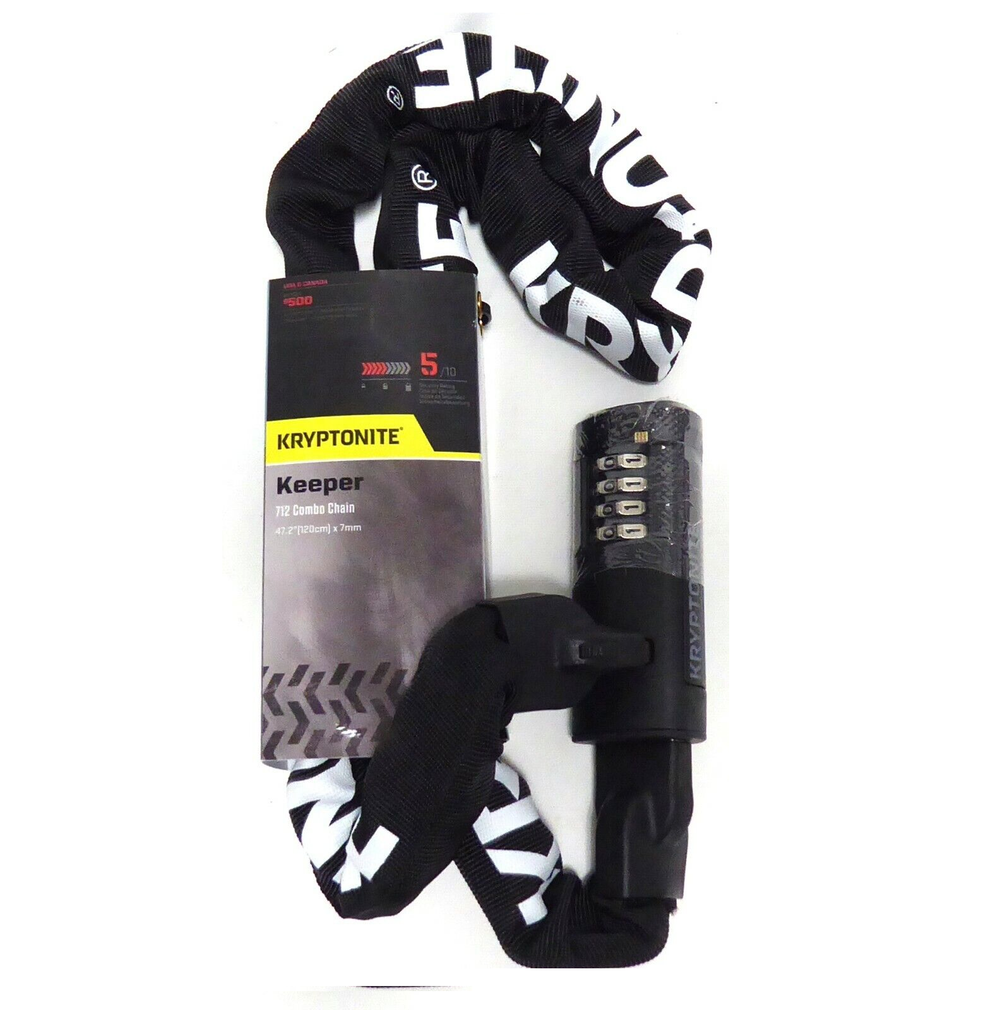 Kryptonite Keeper 712 Combo Integrated Chain Lock - Image 2