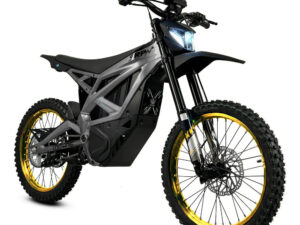 Throne SRPNT Grey Gold Electric Dirt Bike – 12,500W Mid-Drive Power with 72V Battery System