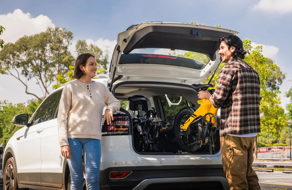 Urtopia Carbon Fold 1 500 w Step Thru Ebike 18" x 2.0" Road Electric Folding eBike - Image 5