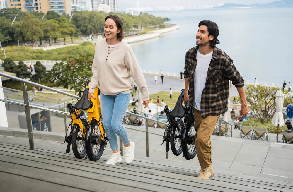 Urtopia Carbon Fold 1 500 w Step Thru Ebike 18" x 2.0" Road Electric Folding eBike - Image 4