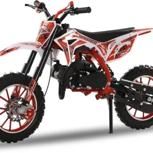 49cc Gas Dirt Bikes, 2 Stroke Gas Motorcycle for Kids, Pocket Bike with Front...