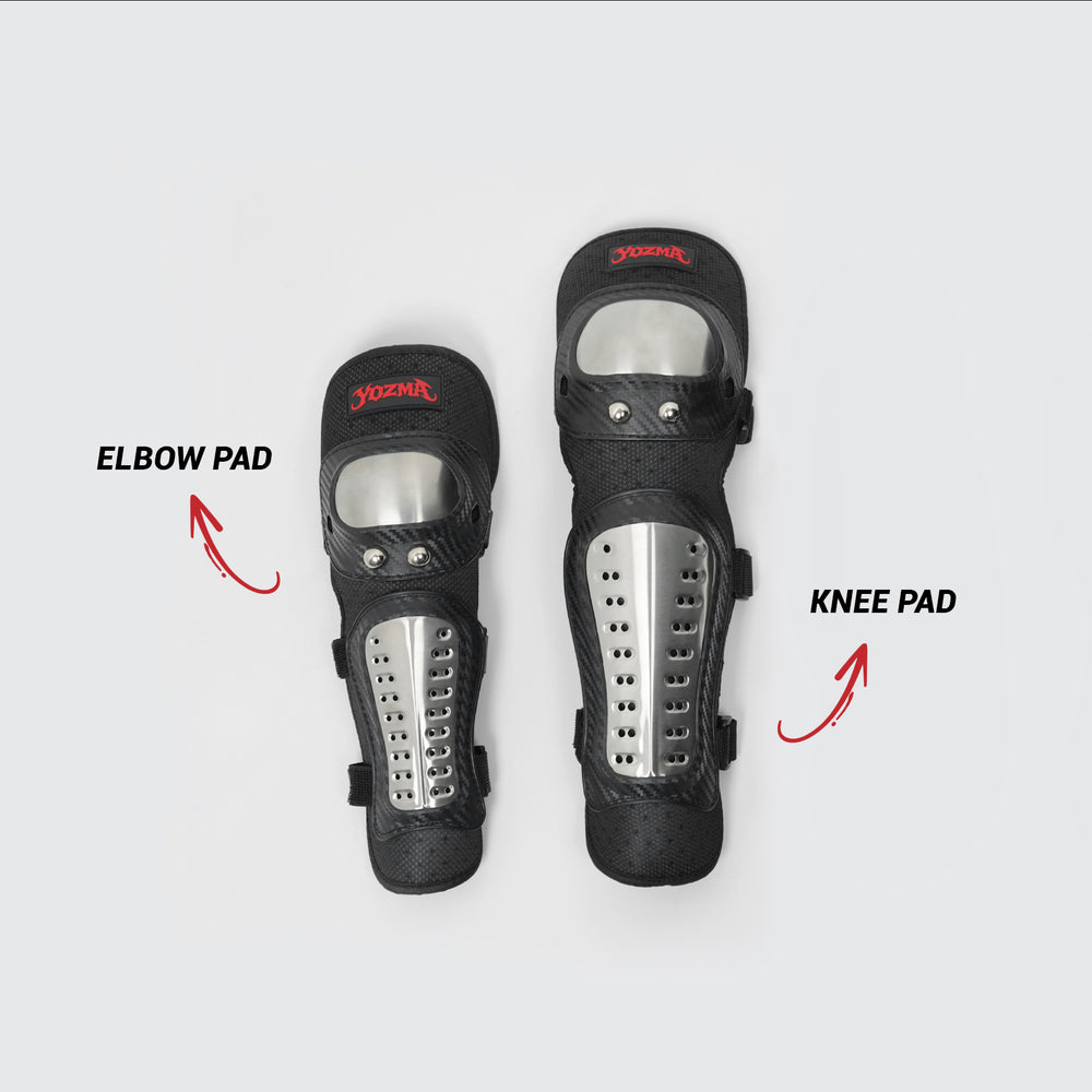 Yozma Elbow and Knee Pads Set – Protective Riding Gear